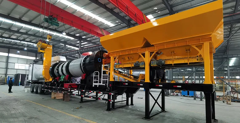 mobile asphalt mixer