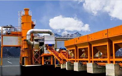 continuous mix asphalt plant